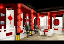 中天展览模型