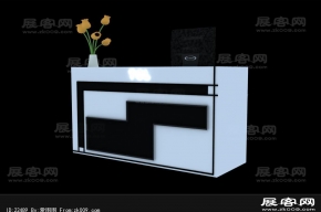 收银台3D模型