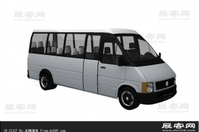 小客车3D模型