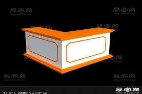 接待台3D模型