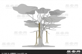 3D干树
