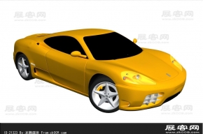 法拉利3D跑车模型