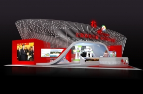 梅州中心展区展览模型图片