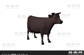 奶牛3D模型