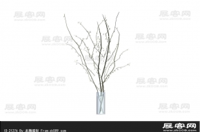 干枝3d模型