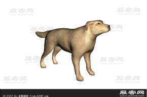 狗3D模型
