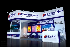 天和磁材展览模型