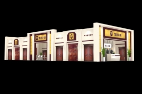 龙泳木业展览模型