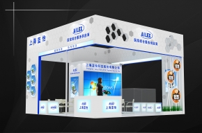 上海蓝怡展台模型