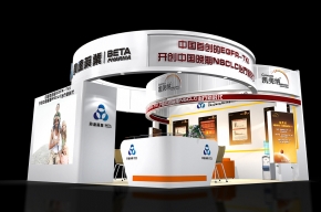 贝达药业展台模型图片