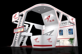 双羊医疗展台模型图片
