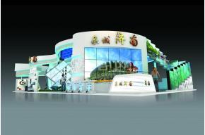 济南展台模型