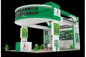 绿都展台模型图片