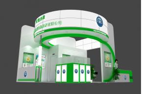 上海安集协康生物展台模型图片