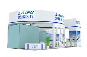 莱福医疗展台模型图片