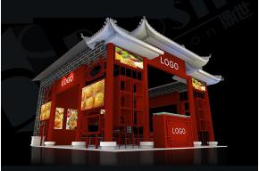 中式食品展位