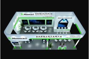 摩西尔电子展台展览设计会展模型