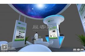 奥威科技展台图片 展览模型