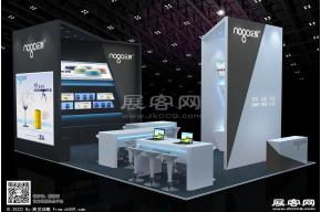 乐果电子展台 展览模型