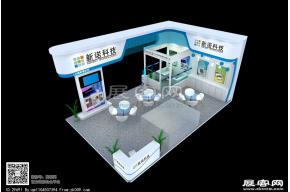 新诺电子展台图片 展览模型
