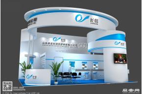 长信展台图片 展览模型