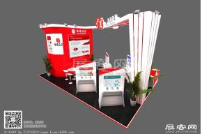 信-新媒传信展台 展览模型