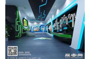 发光线型展厅模型 展厅图片