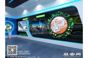 发光线型展厅模型 展厅图片