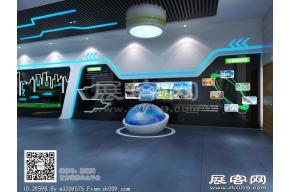 发光线型展厅模型 展厅图片