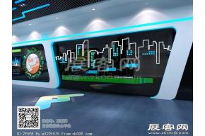 发光线型展厅模型 展厅图片