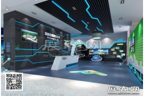 发光线型展厅模型 展厅图片