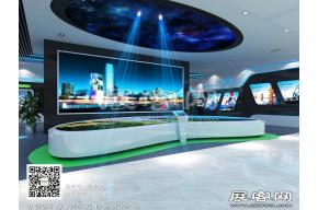 发光线型展厅模型 展厅图片