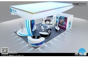 互联网大会展览模型图片