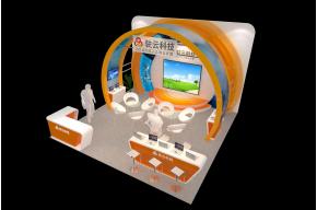 驻云科技展台模型图片