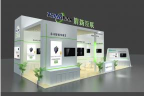 清新展台模型图片