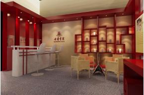 古井贡展台模型图片