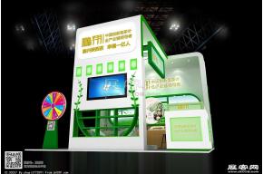 鹏翔茶叶展览模型图片