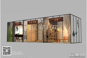 澳门茶博会升级摊位模型图片