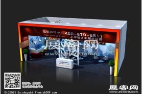 盛歌咖啡中心展台模型图片