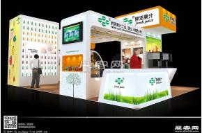 鲜活果汁展览图片模型