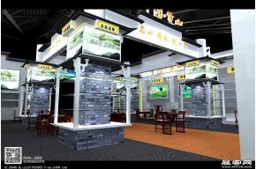黄山茶叶展模型图片