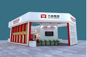 大益茶展览模型图片