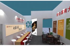大益茶展览模型图片