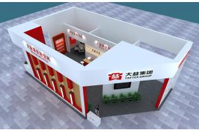 大益茶展览模型图片