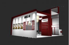 双元茶叶展台模型图片