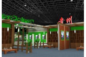 贵州茶叶展览模型图片