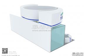 莱福医疗展台模型图片