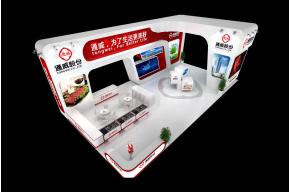 通威展台模型图片