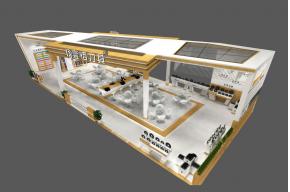 壹佰刀具展台模型图片