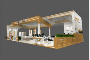 壹佰刀具展台模型图片